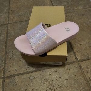 UGG Glitter Pink Slides